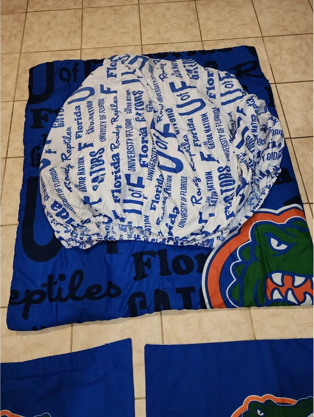 Florida Gators Blue Throw Blanket Queen 85 1/2